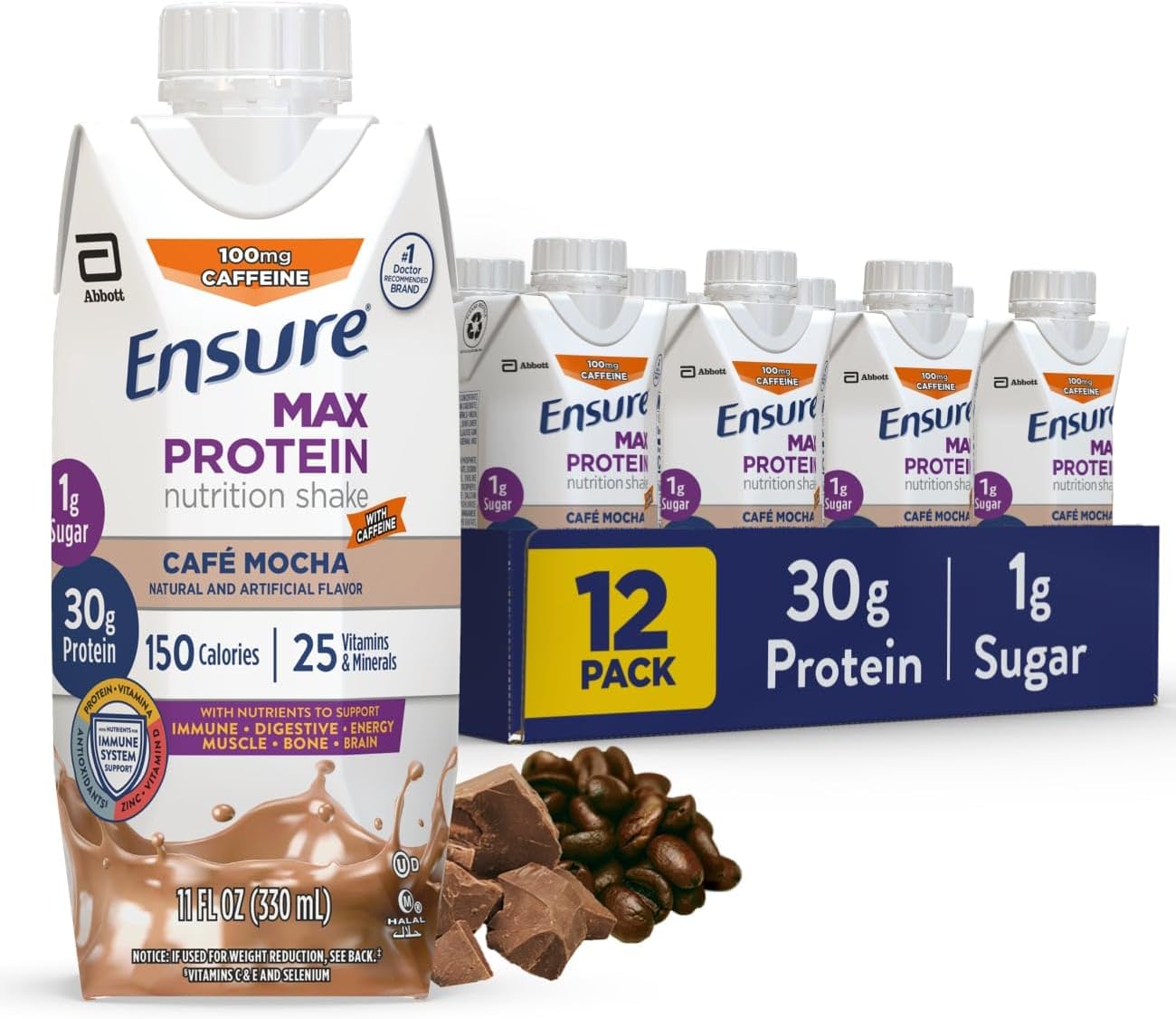 Ensure Max Protein Café Mocha Shake #ad